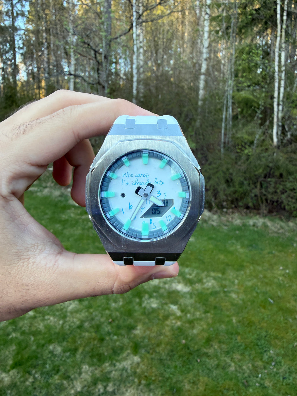 G-Shock "Who cares im already late" collection