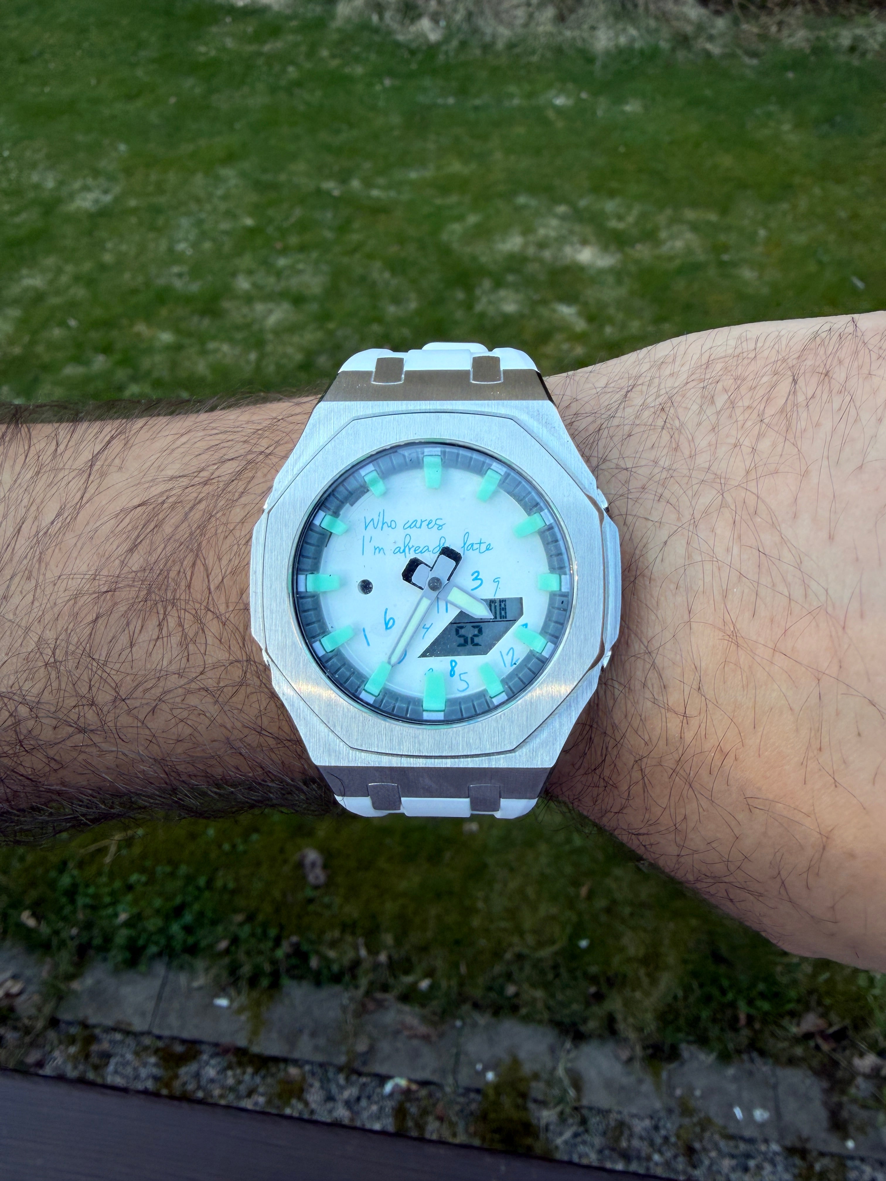 G-Shock "Who cares im already late" collection